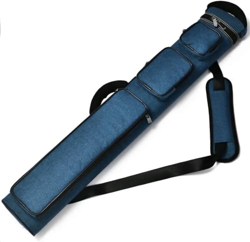 Nylon Leatherette Billiard Pool Cue Stick Hard Carrying Case J430