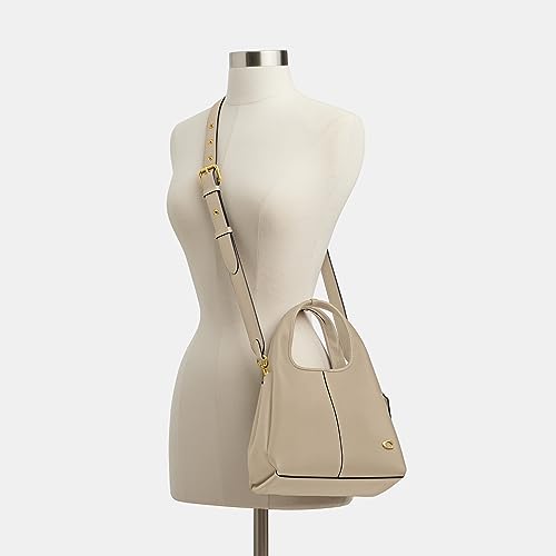 Polished Pebble Leather Lana Shoulder Bag 23 D669