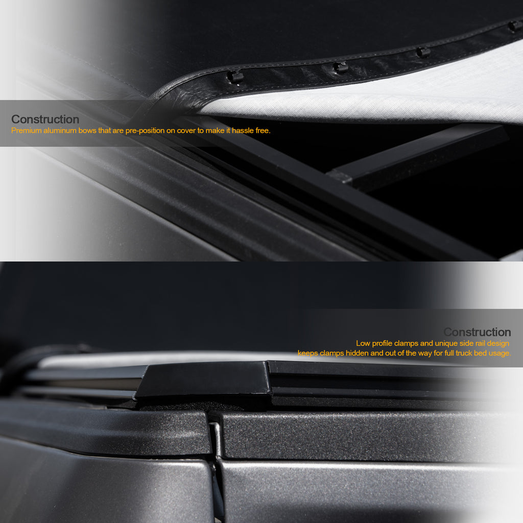 Tonneau Cover with Truck Bed LED Lights Y5700