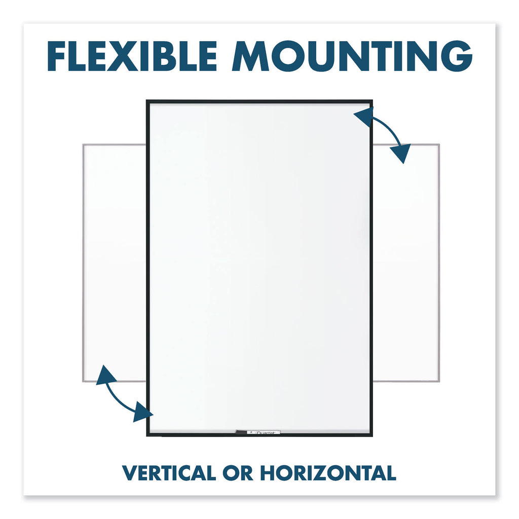 Black Frame Nano-Clean Magnetic Whiteboard G93808