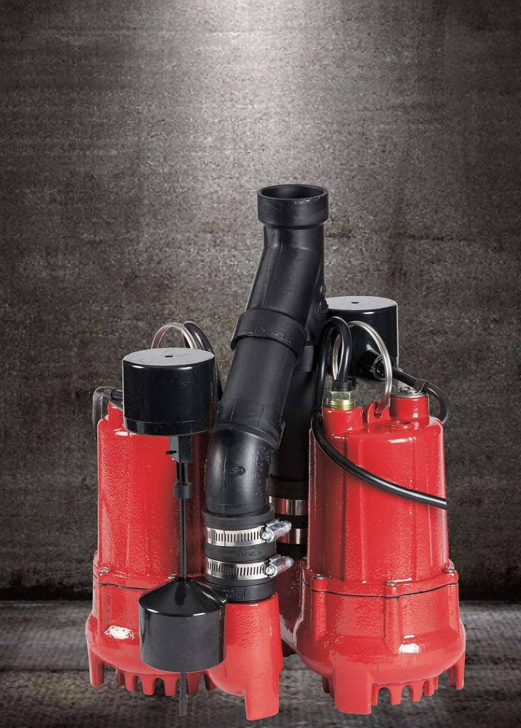 1/3 HP Dual Automatic Cast Iron Sump Pump System F838
