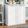 Black Laundry Hamper Cabinet O6093