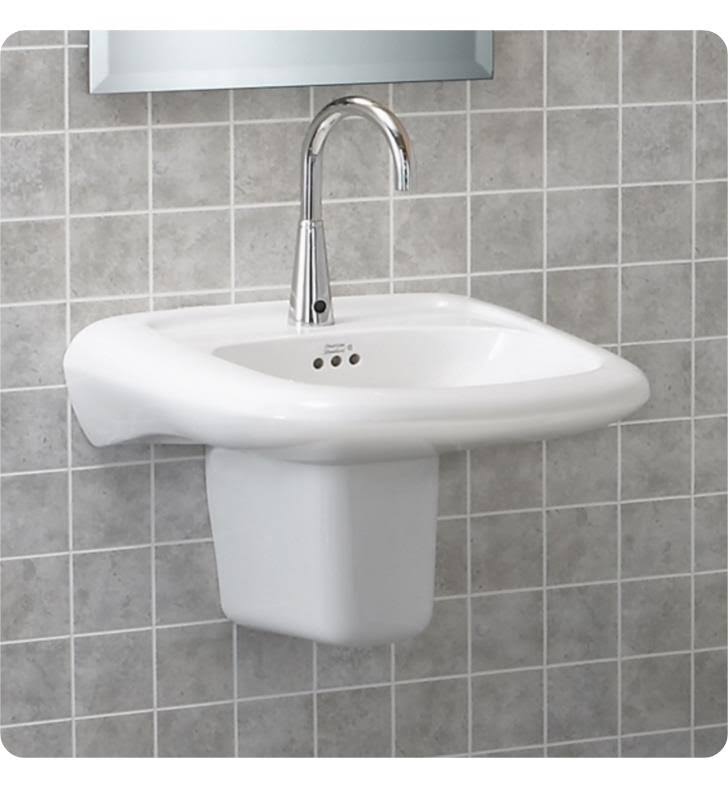 White Bathroom Sink D3629