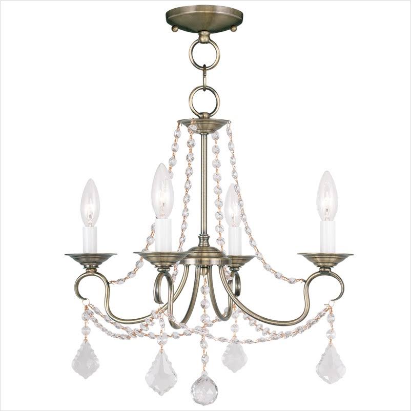 4-Light Convertible Ceiling Light N204