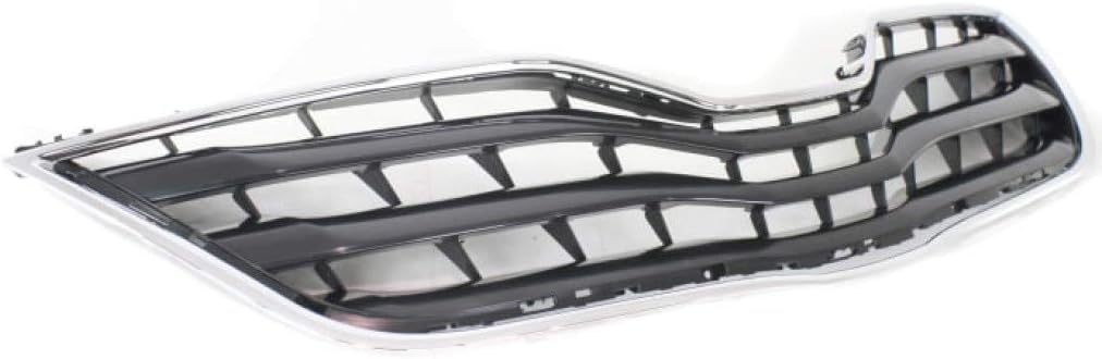 Chrome Shell Painted Black Insert Grille Assembly for Toyota Camry 2010 2011 LE Model Plastic E411