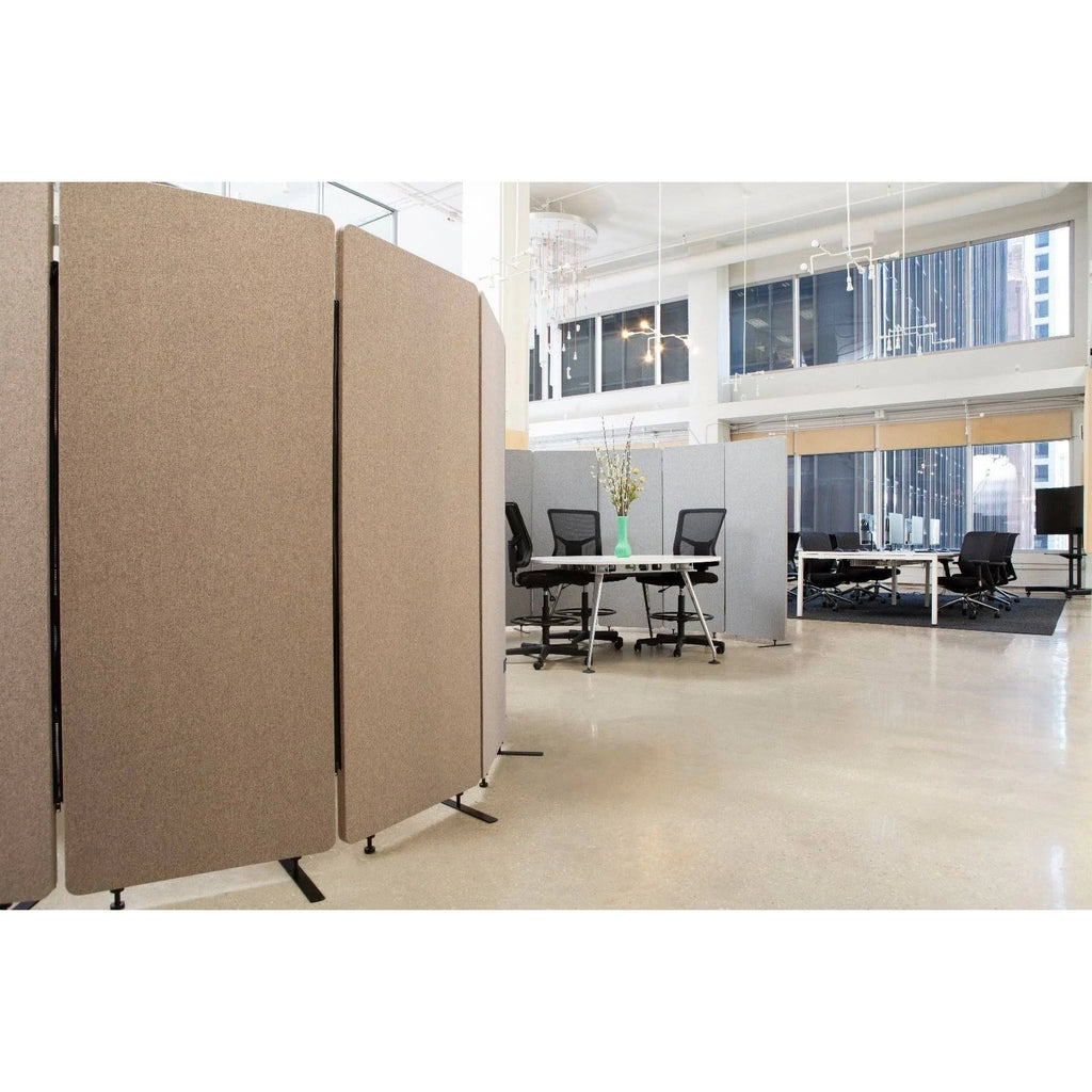 3 Pack Acoustic Room Dividers in Slate Gray O686