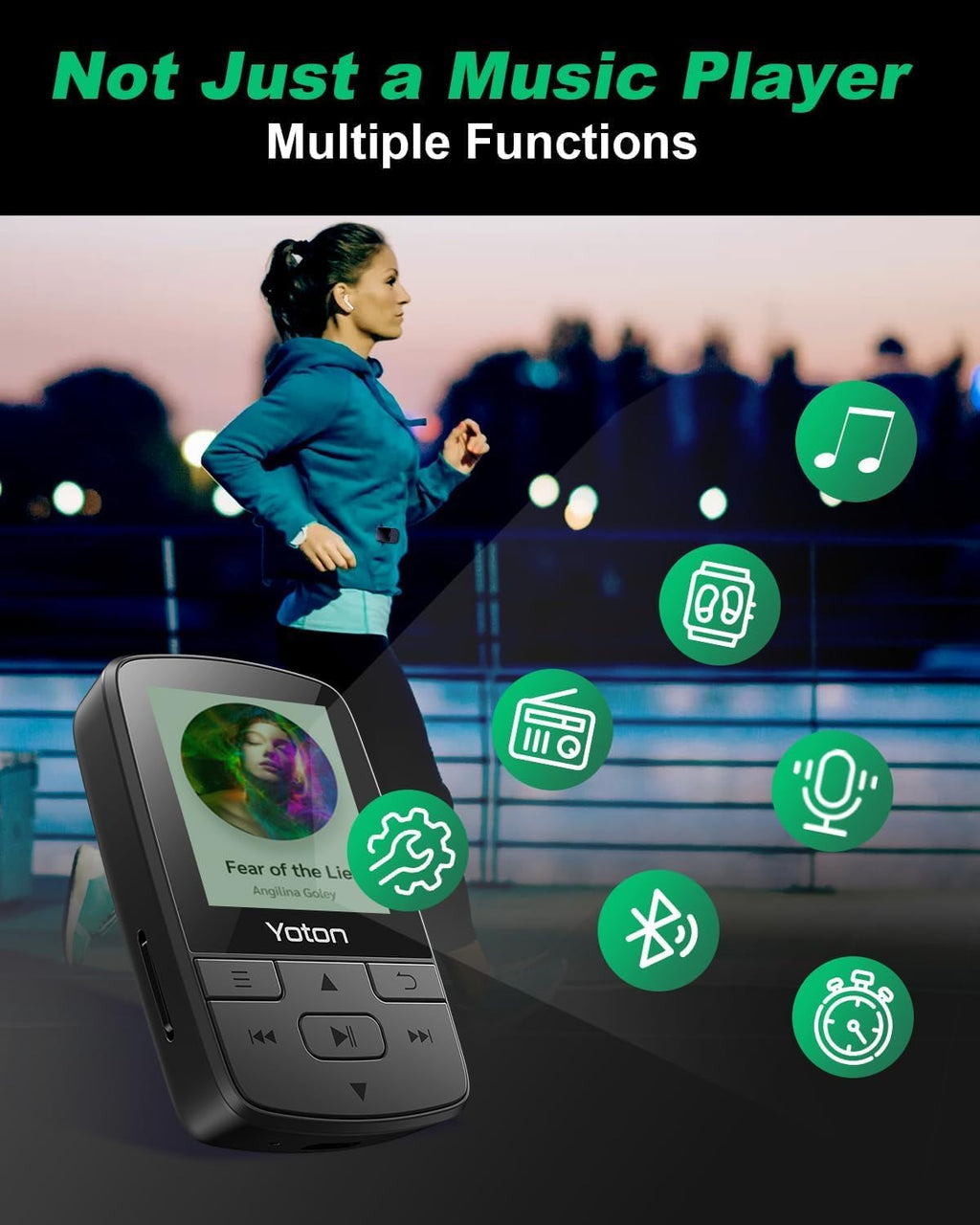 32GB Mini Bluetooth MP3 Player with FM Radio Z138