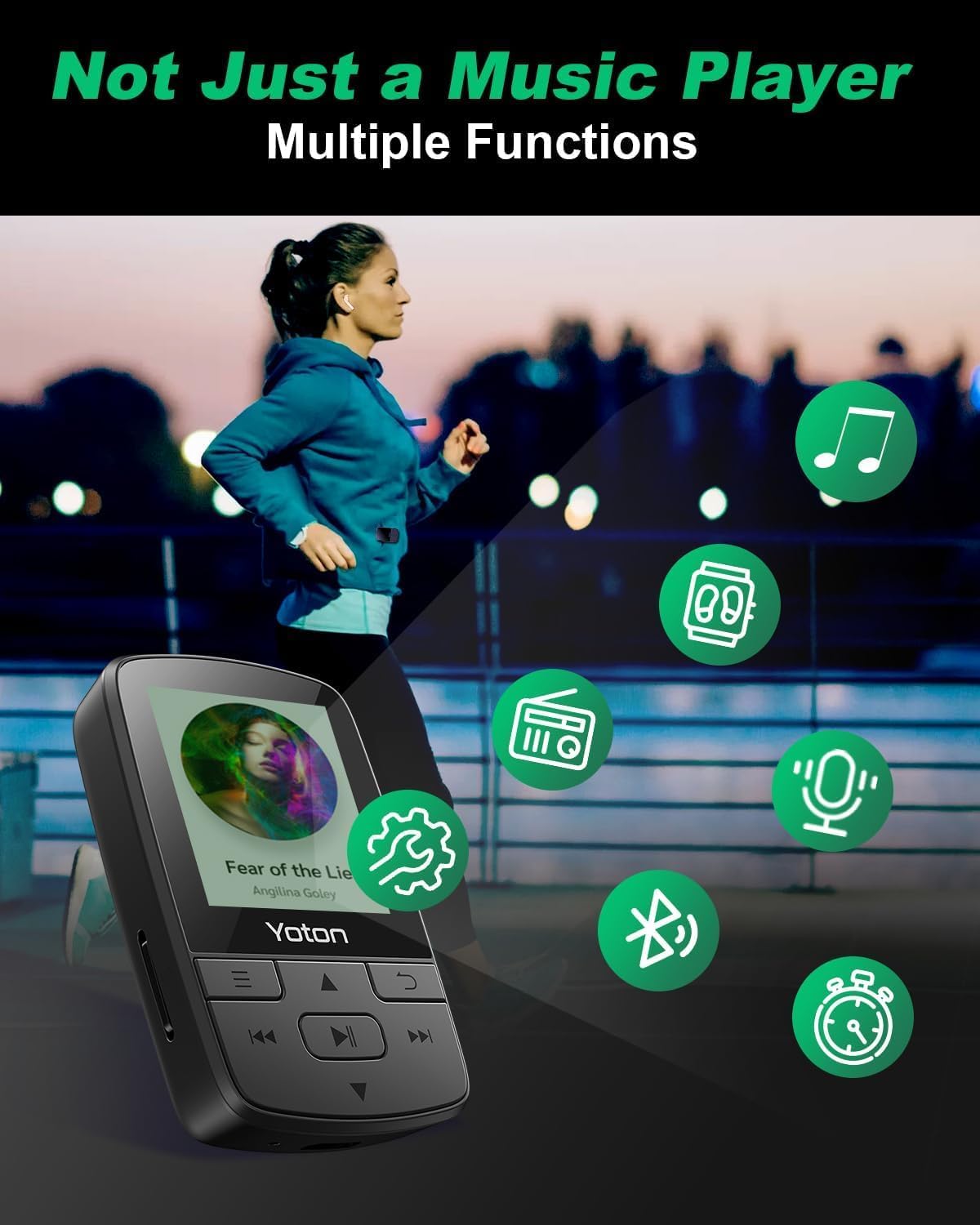 32GB Mini Bluetooth MP3 Player with FM Radio Z138
