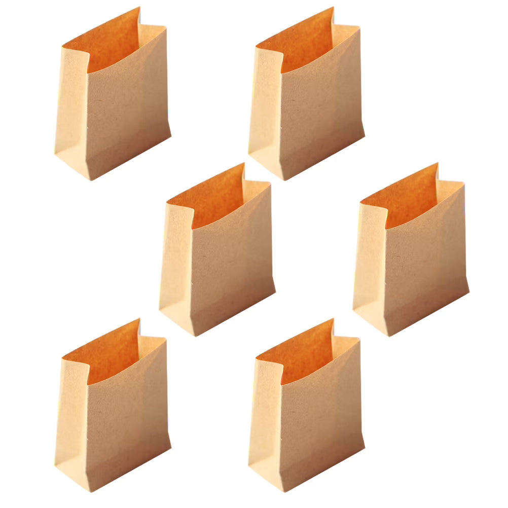 Miniature Dollhouse Paper Bag Grocery Carrier Z87816