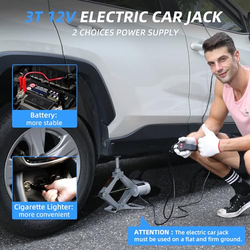 3T 12V Electric Car Jack V696