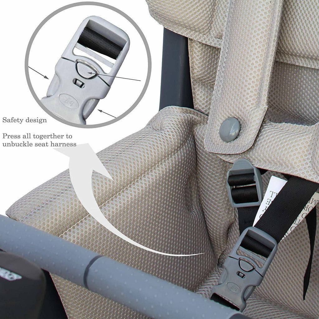 Kids Rear Baby Seat Bike Carrier with Adjustable Seat Rest Height D2165