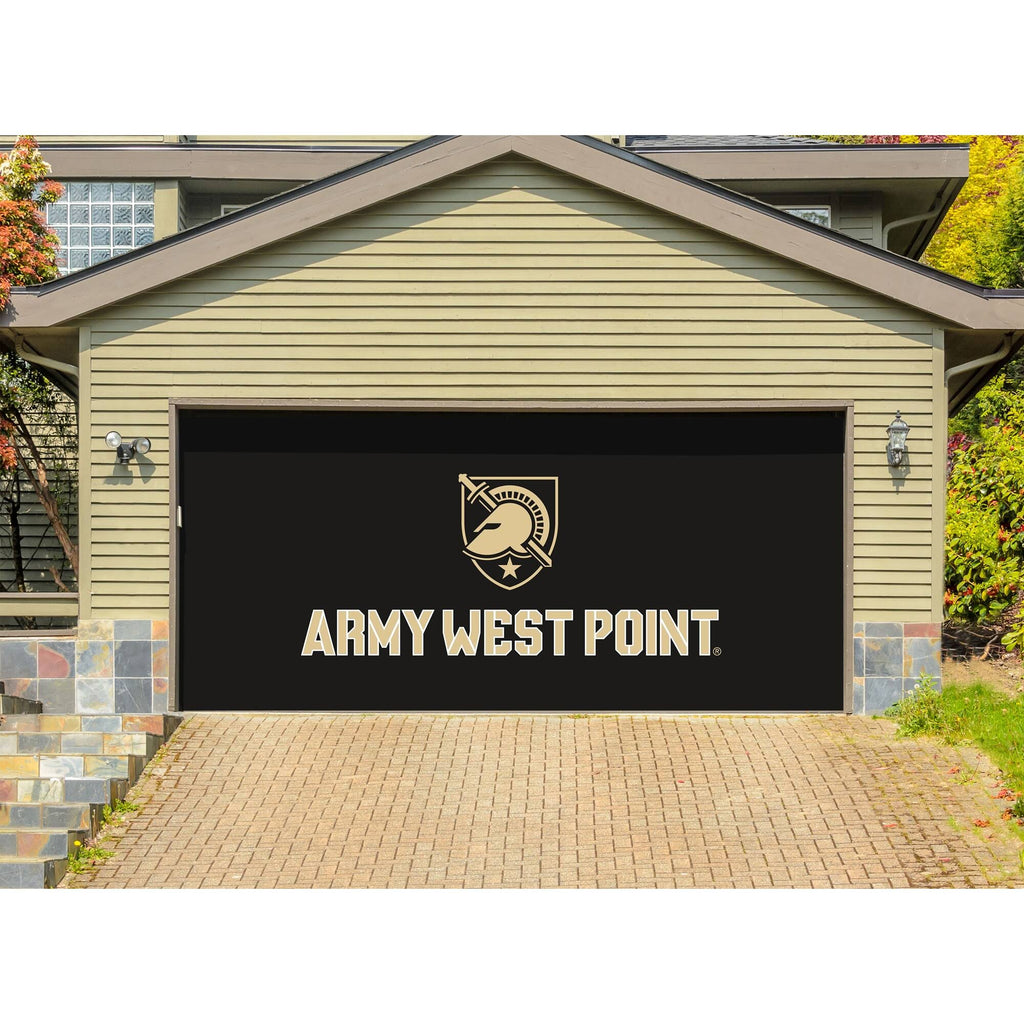 7' x 16' Double Garage Door Decor V4514
