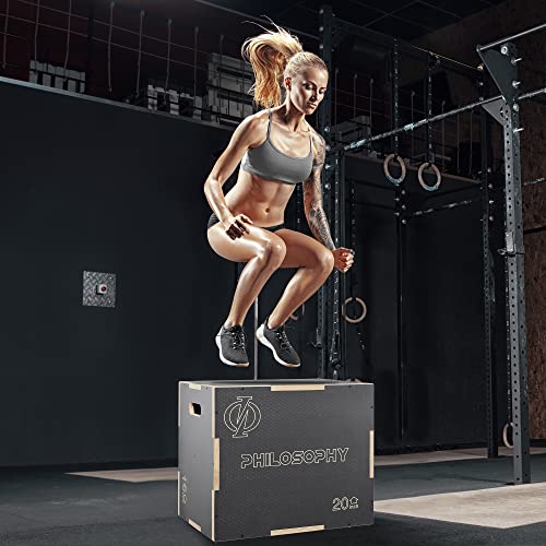 3 in 1 Non-Slip Wood Plyo Box F611