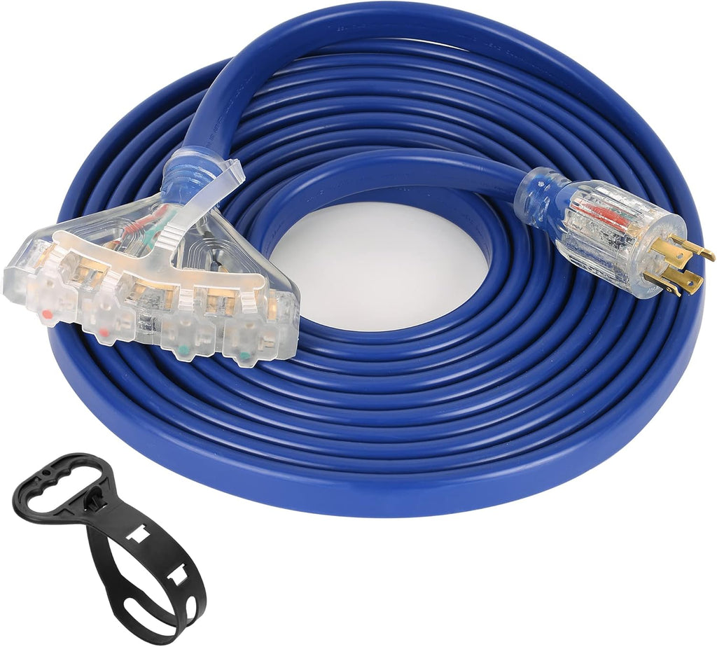25-Foot 30-Amp 125/250-Volt Generator Extension Cord Pack of 2 I22133