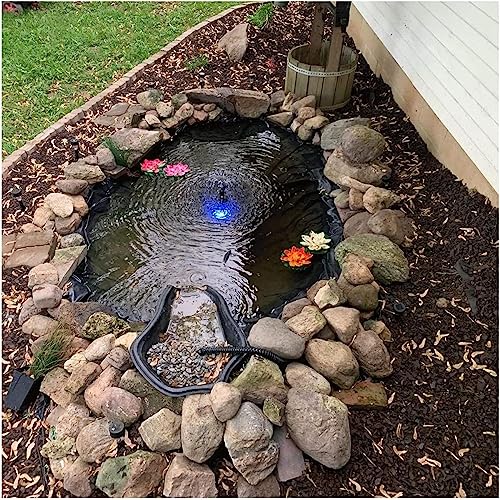 Black HDPE Pond Liner 0.13mm 10x10m Y757