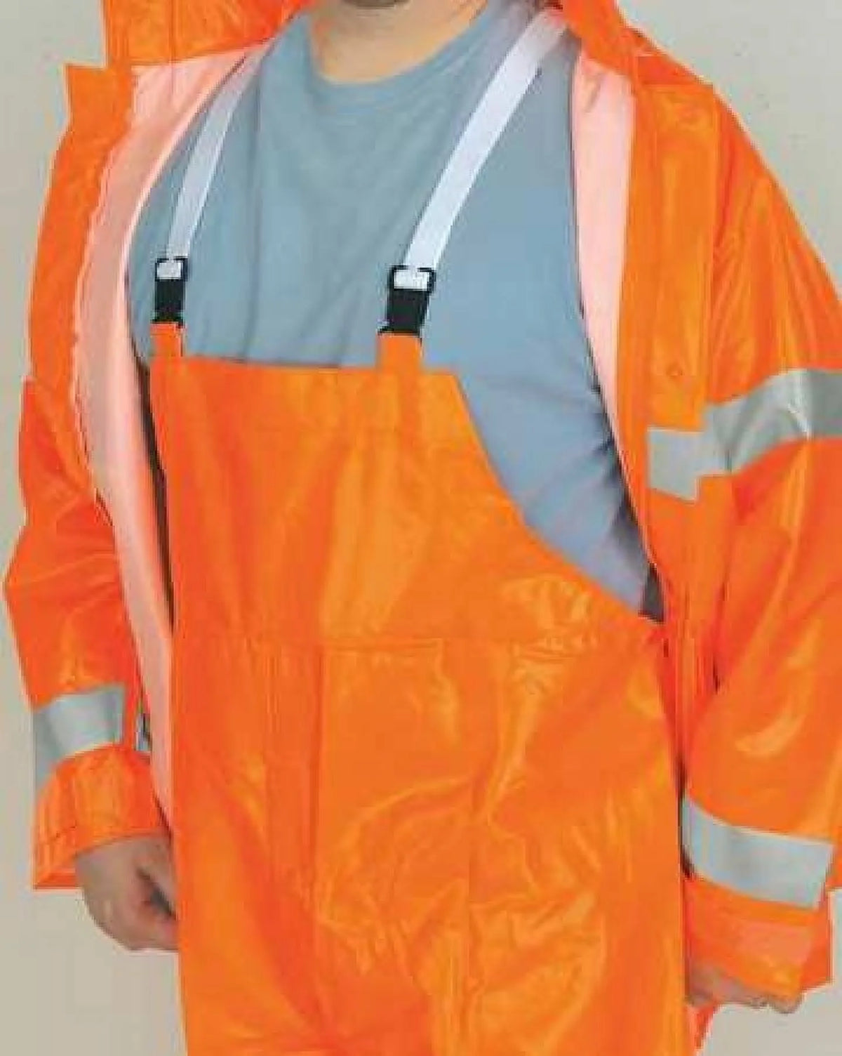 Rain Suit Jacket and Bib, Class 1, Type O, 4XL U4472