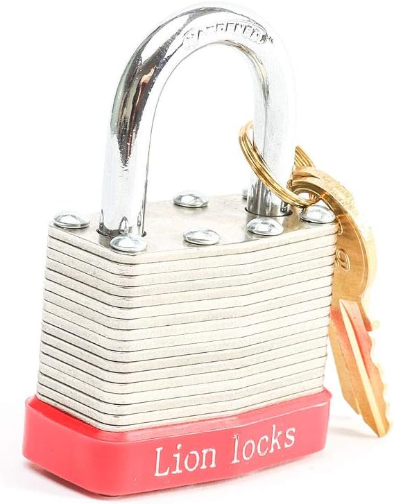 48 Keyed-Alike Padlocks with 2" Long Shackle, Hardened Steel Case, Brass Pin Cylinder S558
