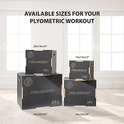 3 in 1 Non-Slip Wood Plyo Box F611