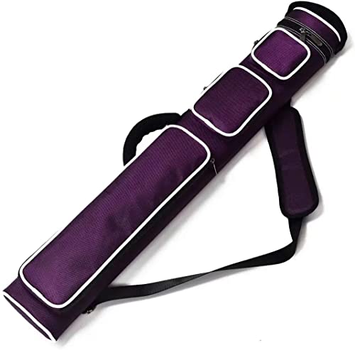 Nylon Leatherette Billiard Pool Cue Stick Hard Carrying Case J430