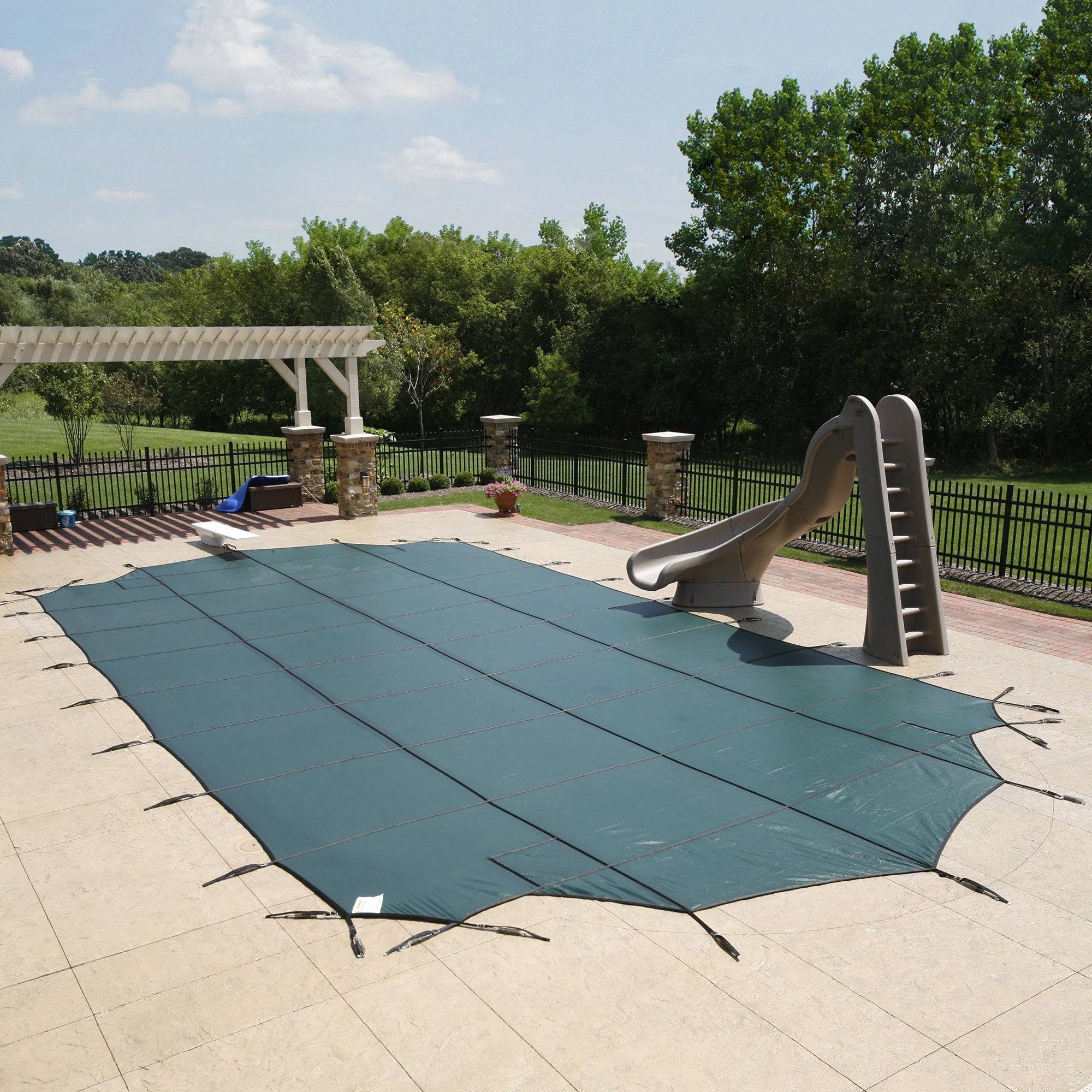 Green Super Mesh Safety Cover 14x28 X913