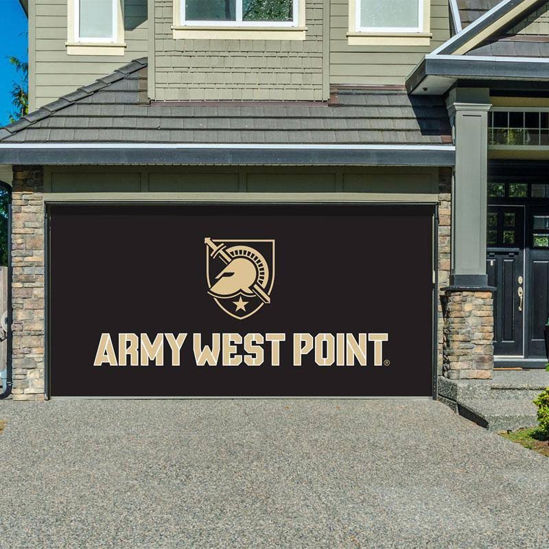 7' x 16' Double Garage Door Decor V4514