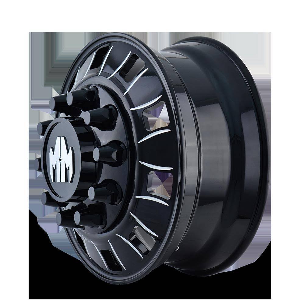 24.5x8.25 Front Black Spokes Wheel N94577