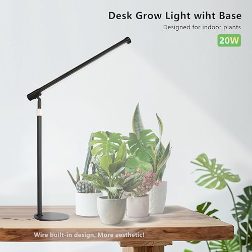 Full Spectrum LED Desk Plant Light with Stand D3663