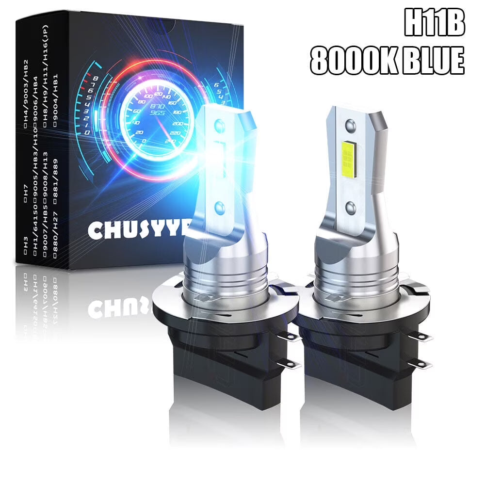 2x H11B LED Headlight Bulbs Kit Low Beam 8000K Ice Blue X821295