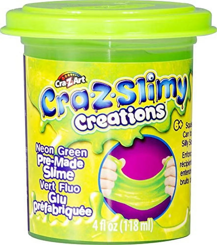 4 Pack Premade Slime, 4 Oz Cans P678
