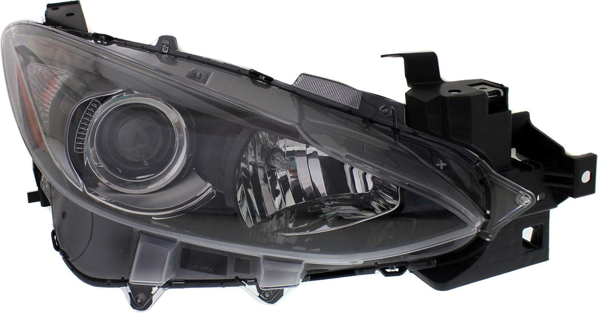 Headlight Assembly Compatible with 2014-2016 Mazda 3 Halogen Driver Side P169397