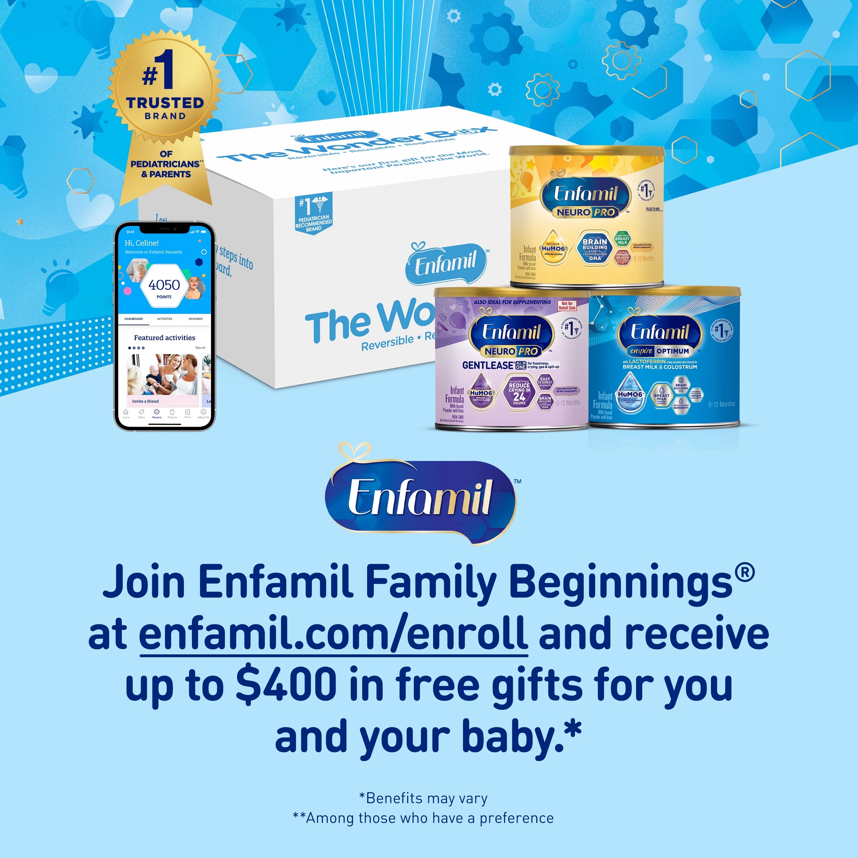 Baby Formula Refill Box 30.4 Oz J96201