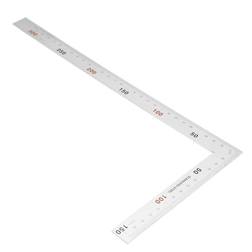 L-Shaped Stainless Steel 90 Degree Right Angle Square Ruler Q895