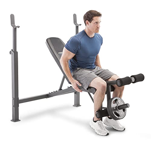 Olympic Weight Bench with Preacher Curl Pad and Leg Developer W2262