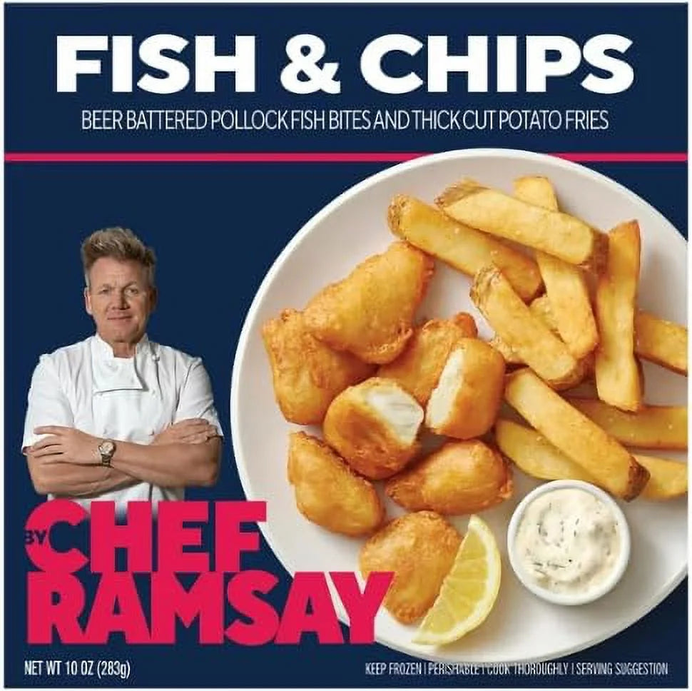 9.5oz Frozen Fish and Chips Pack of 10 H176222