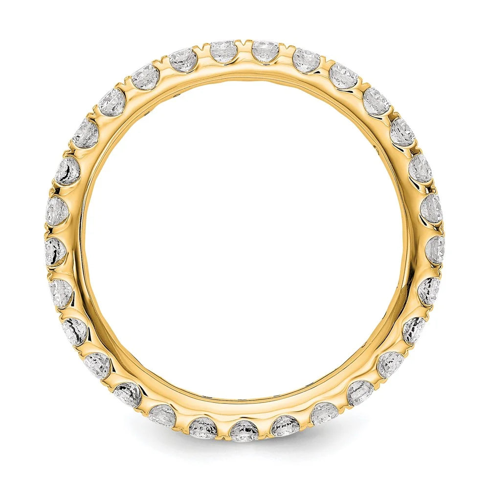 14K 1 carat Lab Grown Diamond Eternity Ring R94624