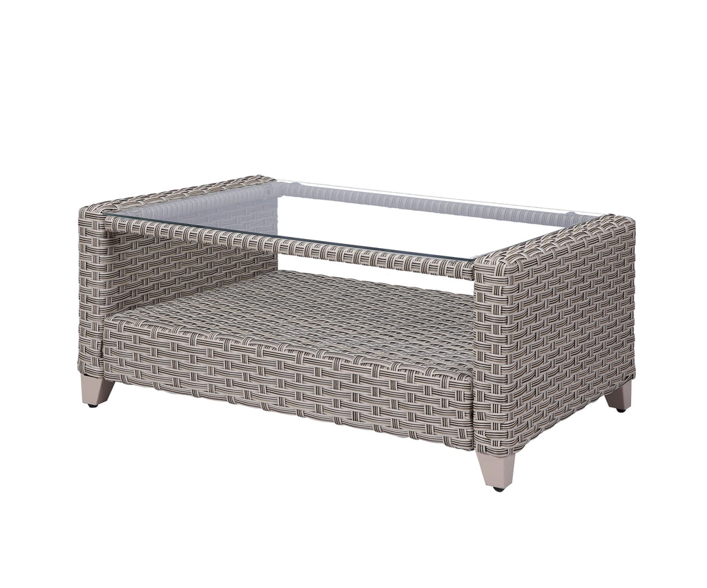 Gray Fabric Patio Sofa Set Z659