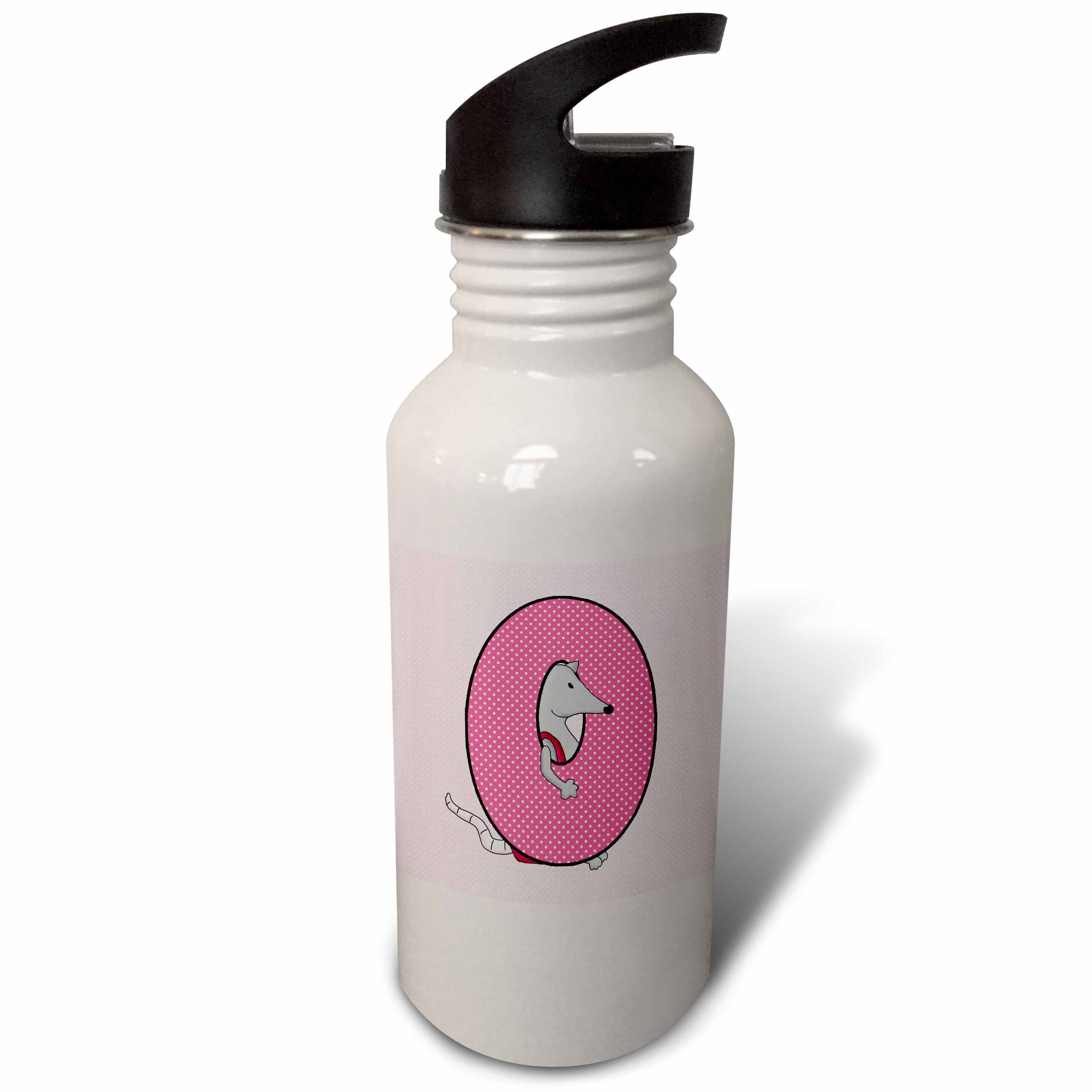 Pink Polka Dots 21 oz Sports Water Bottle G812