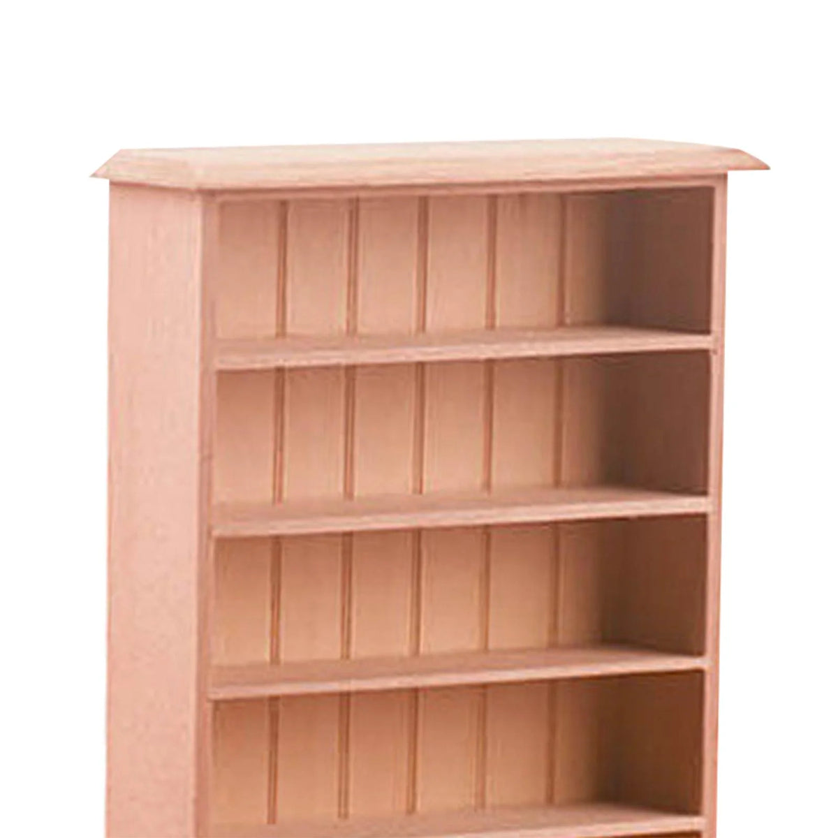 Dollhouse Miniature Wooden Bookcase Display Shelf A544945