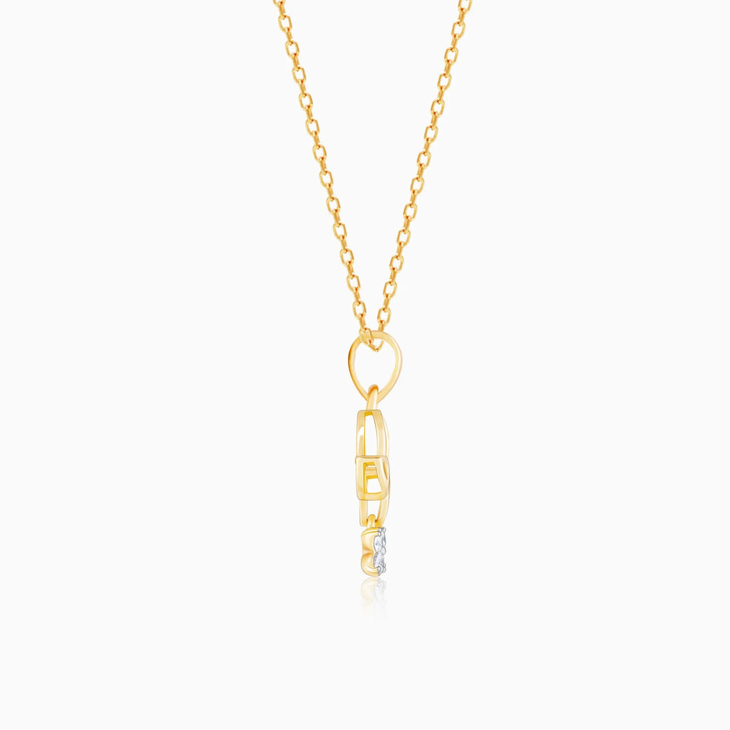 Gold Morning Glory Diamond Pendant O904936