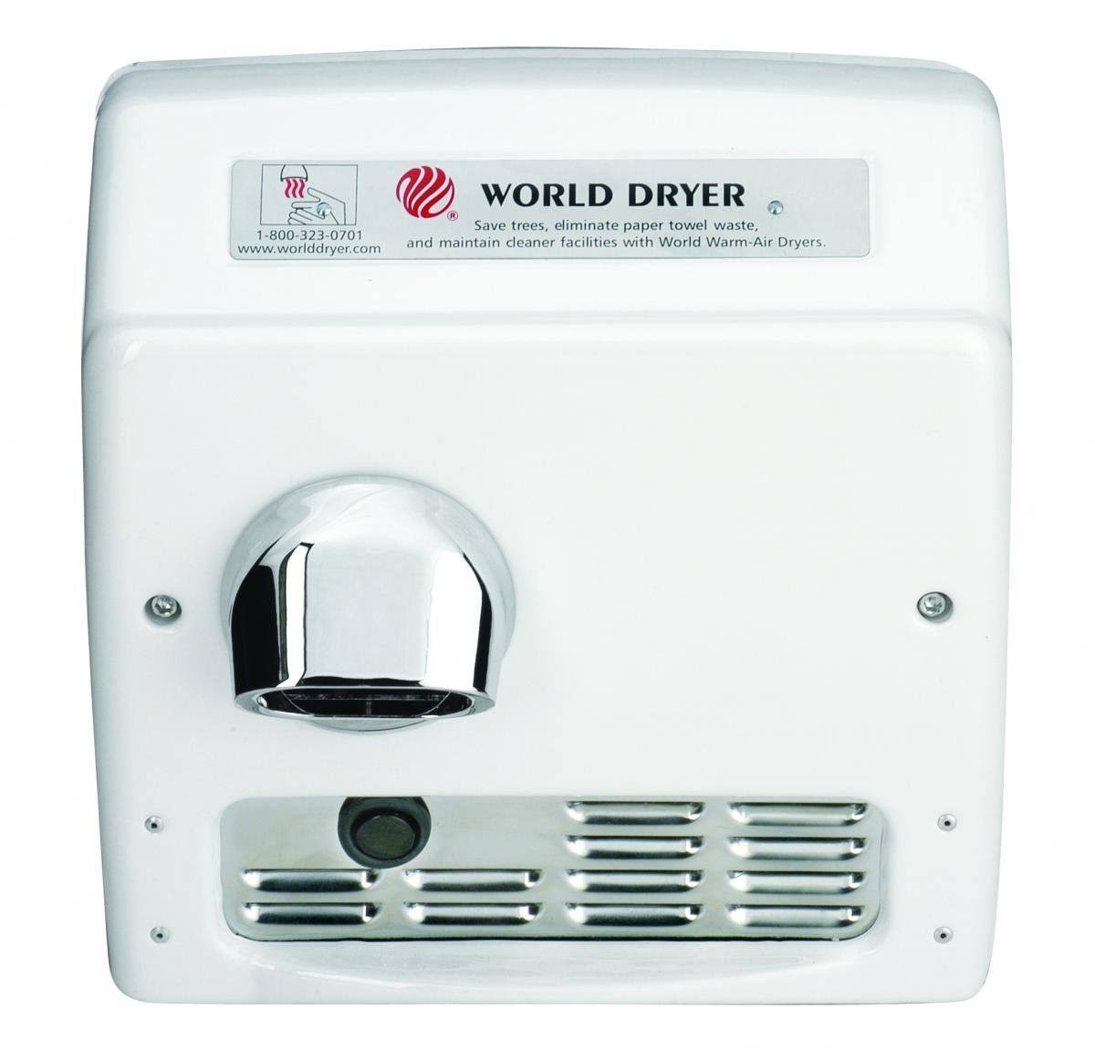 Recessed Cast Iron White Hand Dryer M743144