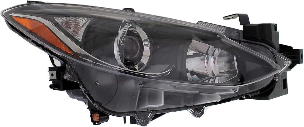 Headlight Assembly Compatible with 2014-2016 Mazda 3 Halogen Driver Side P169397