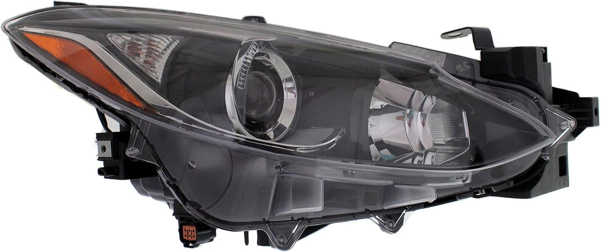 Headlight Assembly Compatible with 2014-2016 Mazda 3 Halogen Driver Side P169397