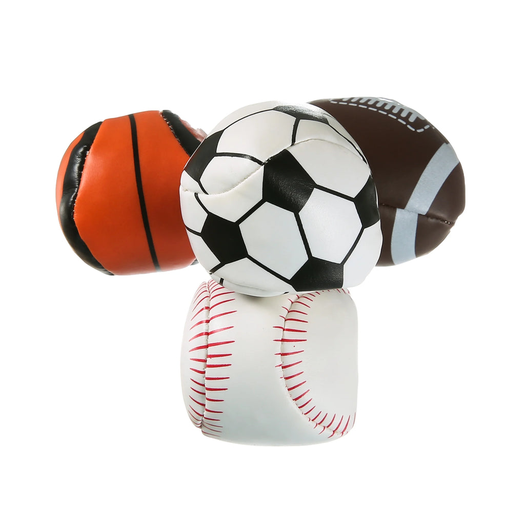 4 Pieces Rexine Hacky Sack Balls V9170
