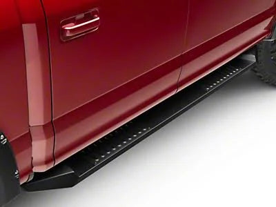 Black Steel Running Boards M48578