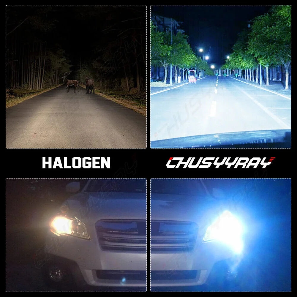 2x H11B LED Headlight Bulbs Kit Low Beam 8000K Ice Blue X821295