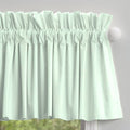 Solid Icy Mint Window Valance Rod Pocket Z703567