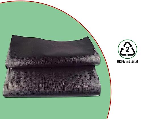 Black HDPE Pond Liner 0.13mm 10x10m Y757