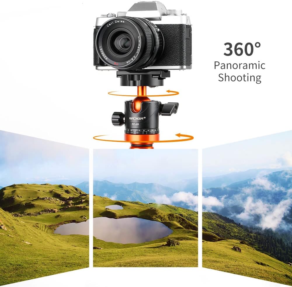 62 inch DSLR Camera Tripod with Monopod and Aluminum Alloy Quick Release Plate Y447