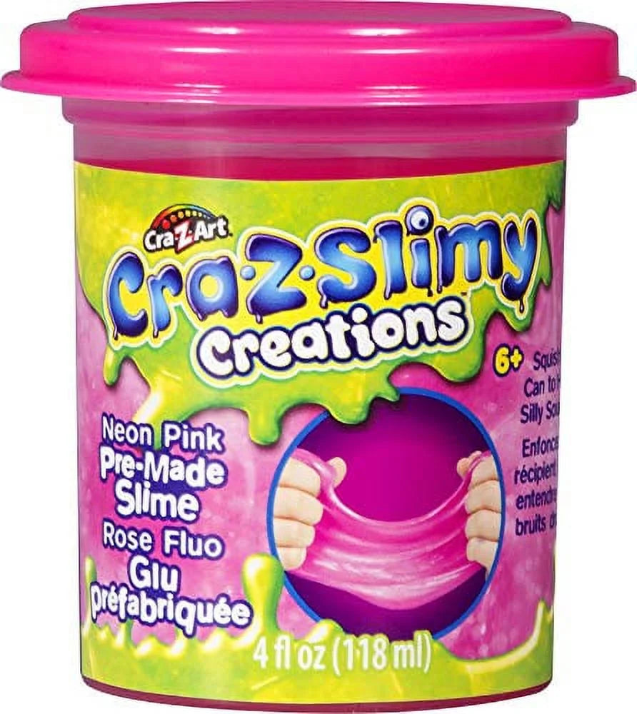 4 Pack Premade Slime, 4 Oz Cans P678