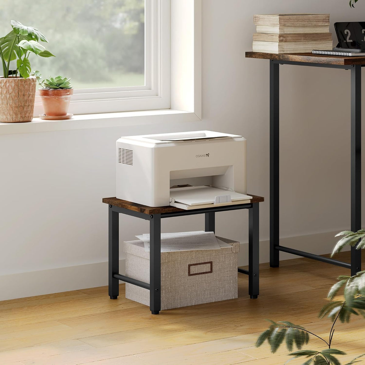 Printer Stand with Adjustable Anti-Skid Feet V731